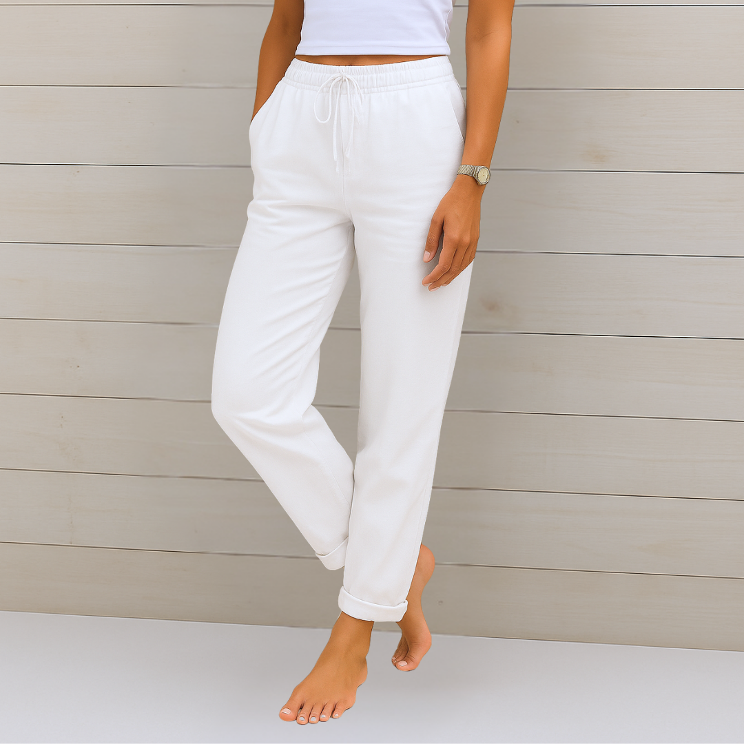 Anne | Luxe Stretch Linen Trousers for Ultimate Breathability