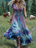 Lavender Bloom Maxi Dress – Flowing Elegance for Every Summer Day