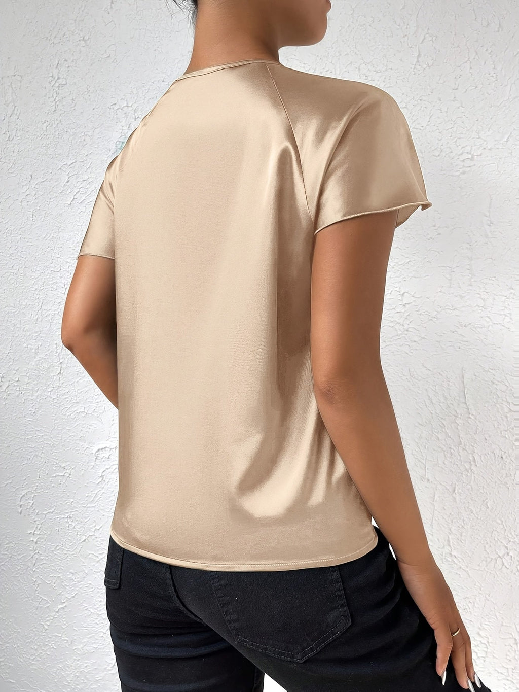 Loretta Stylish Top Featuring Distinctive Shoulder Design