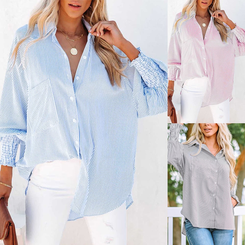 Mid-Length Button-Up Top