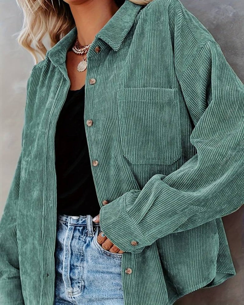 Classic Bella Velvet Shirt in Vintage Style