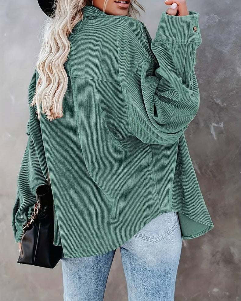 Classic Bella Velvet Shirt in Vintage Style