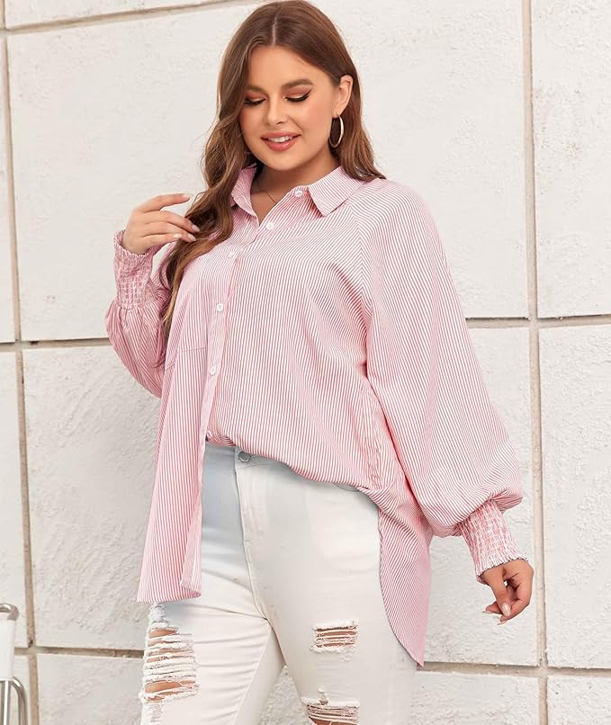 Mid-Length Button-Up Top