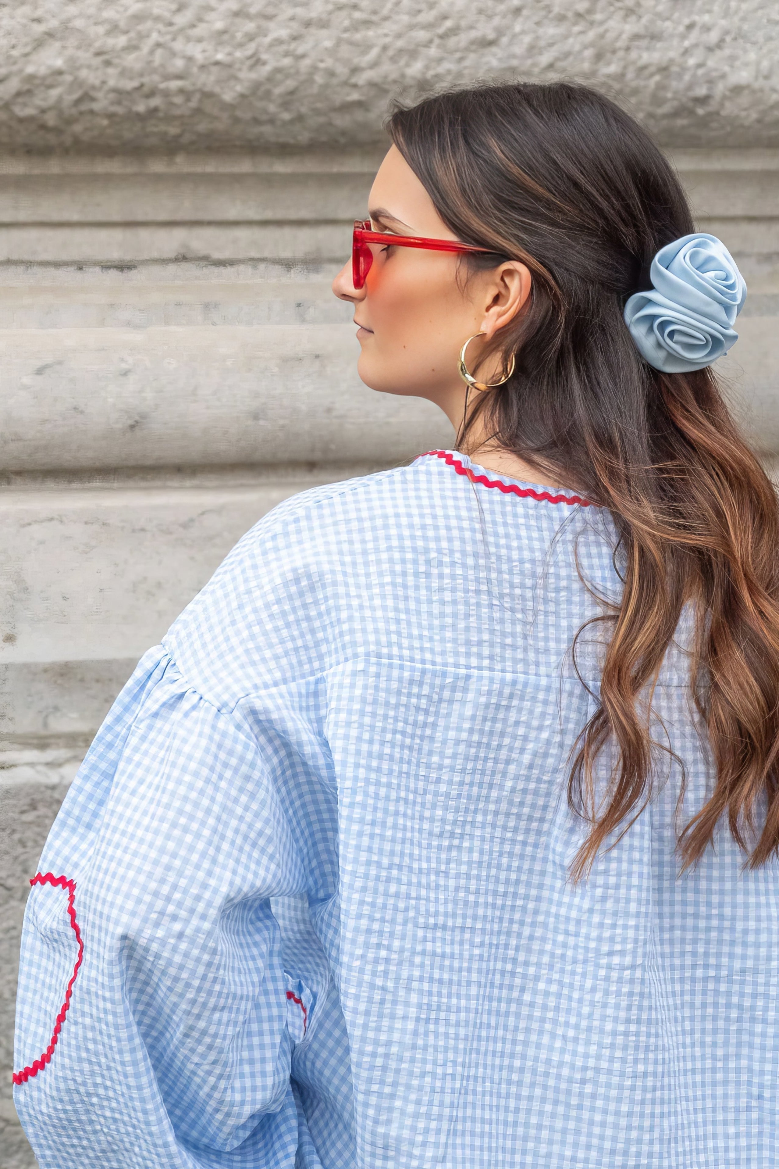 GRACIE Heart Print Blouse