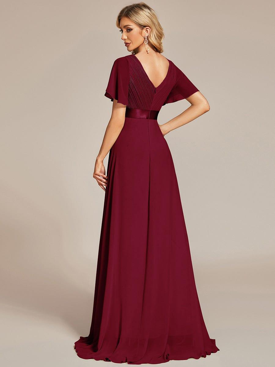 Monique | Elegant Long Bridesmaid Dress with Empire Waist