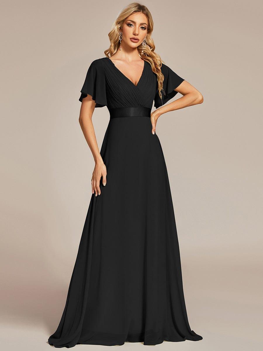 Monique | Elegant Long Bridesmaid Dress with Empire Waist