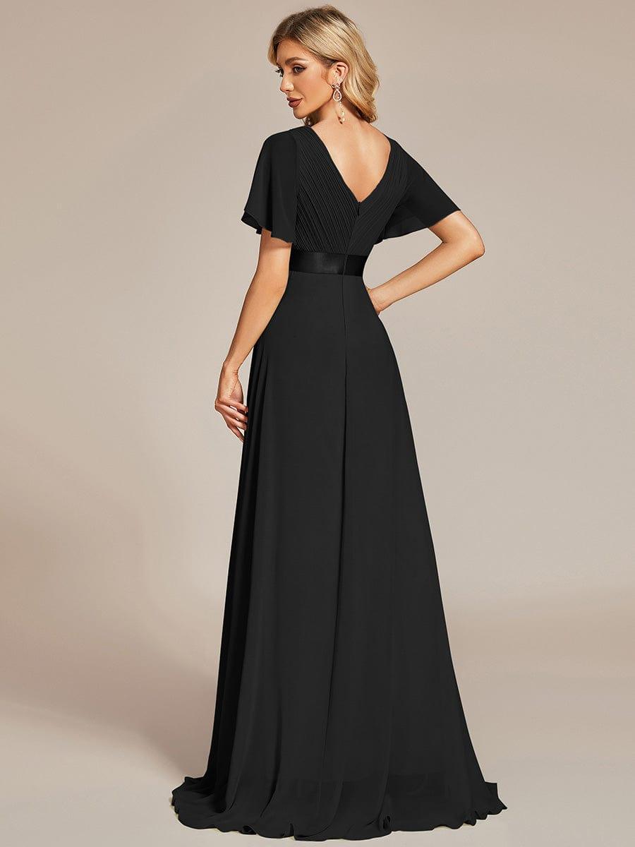 Monique | Elegant Long Bridesmaid Dress with Empire Waist