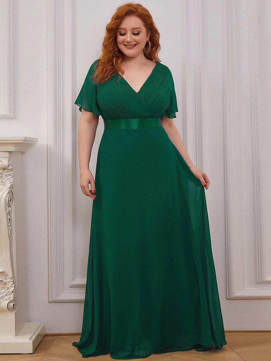 Monique | Elegant Long Bridesmaid Dress with Empire Waist