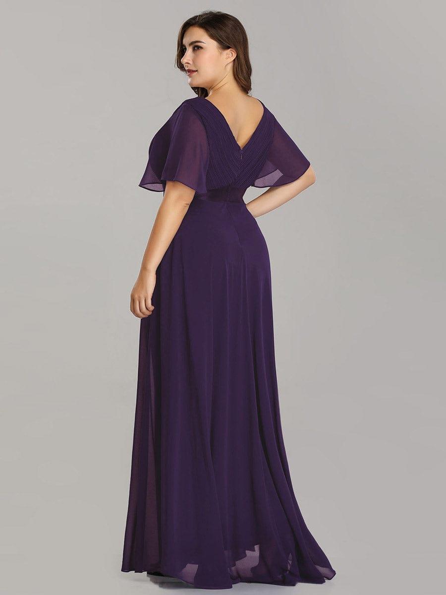 Monique | Elegant Long Bridesmaid Dress with Empire Waist