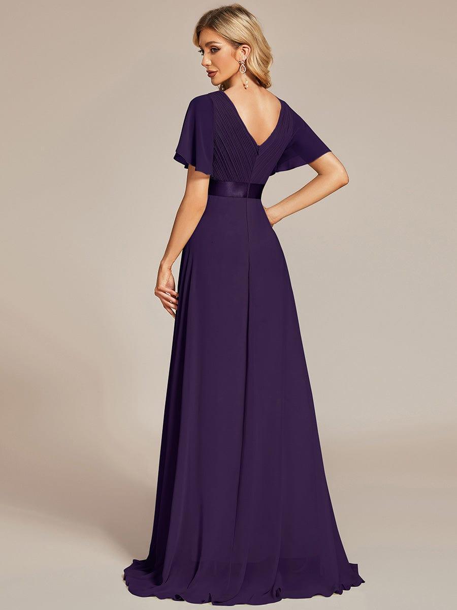 Monique | Elegant Long Bridesmaid Dress with Empire Waist