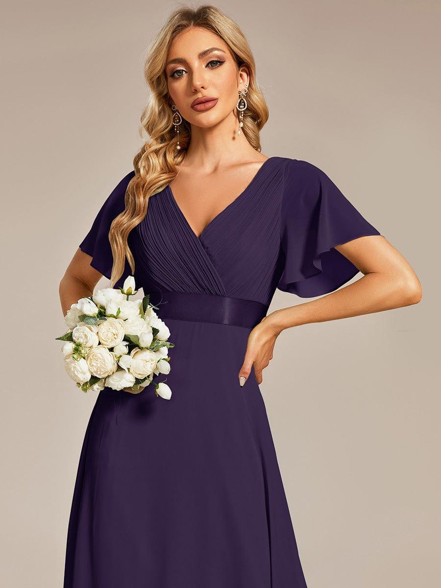 Monique | Elegant Long Bridesmaid Dress with Empire Waist
