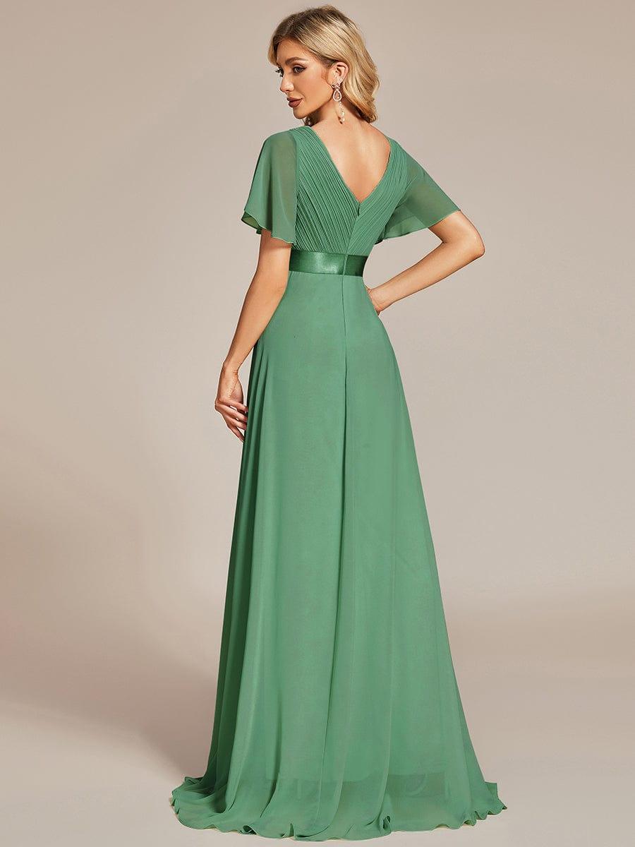 Monique | Elegant Long Bridesmaid Dress with Empire Waist