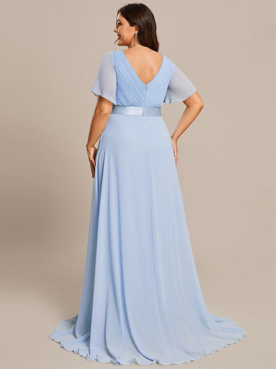 Monique | Elegant Long Bridesmaid Dress with Empire Waist