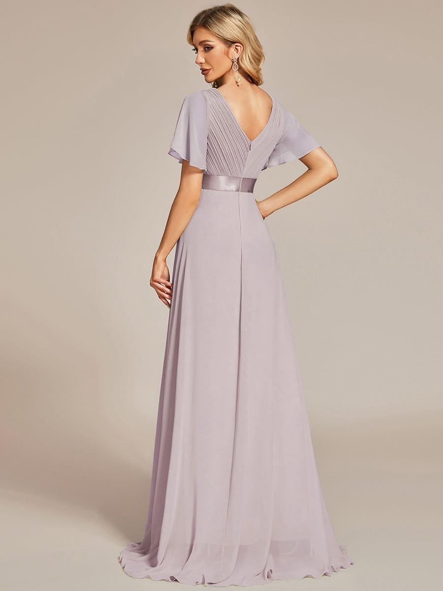 Monique | Elegant Long Bridesmaid Dress with Empire Waist
