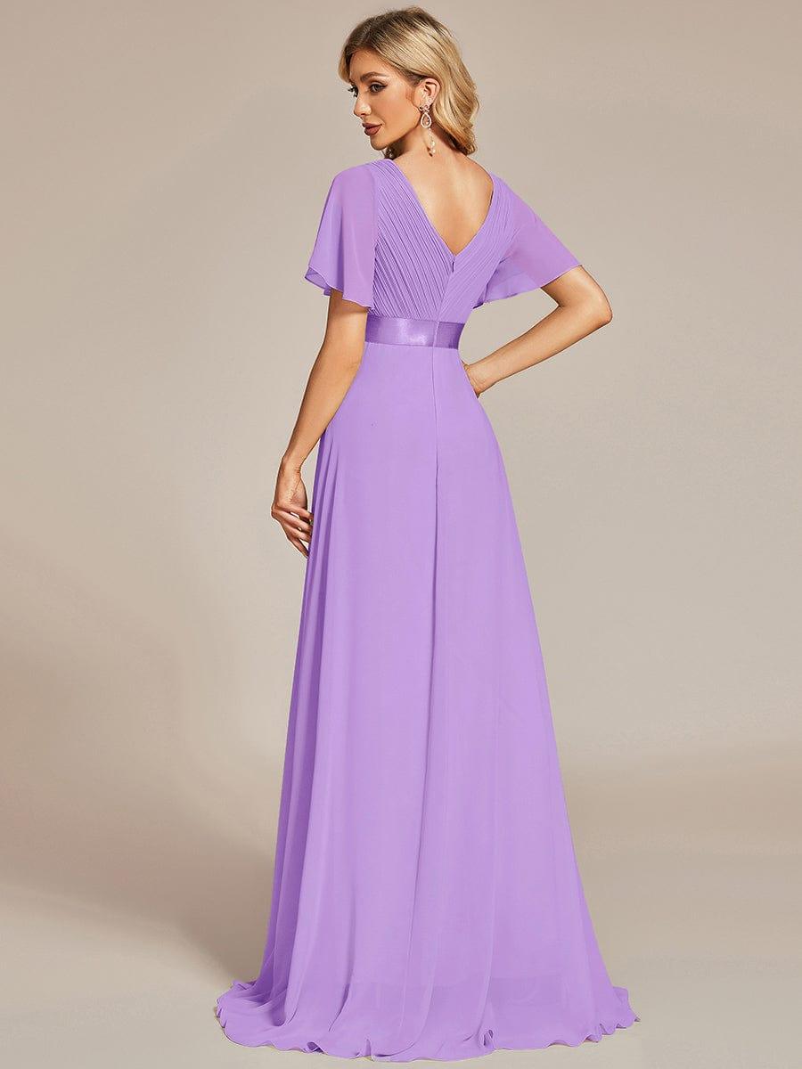 Monique | Elegant Long Bridesmaid Dress with Empire Waist