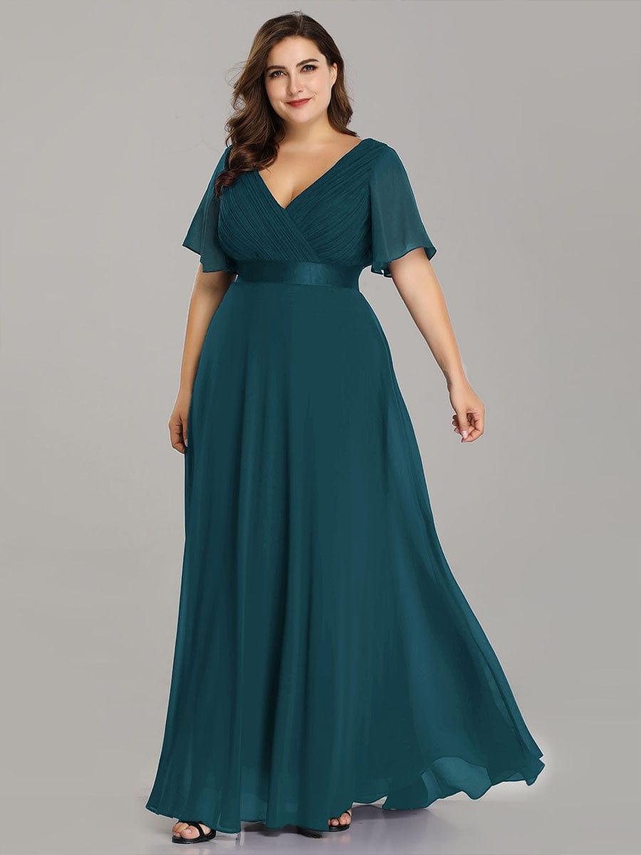 Monique | Elegant Long Bridesmaid Dress with Empire Waist