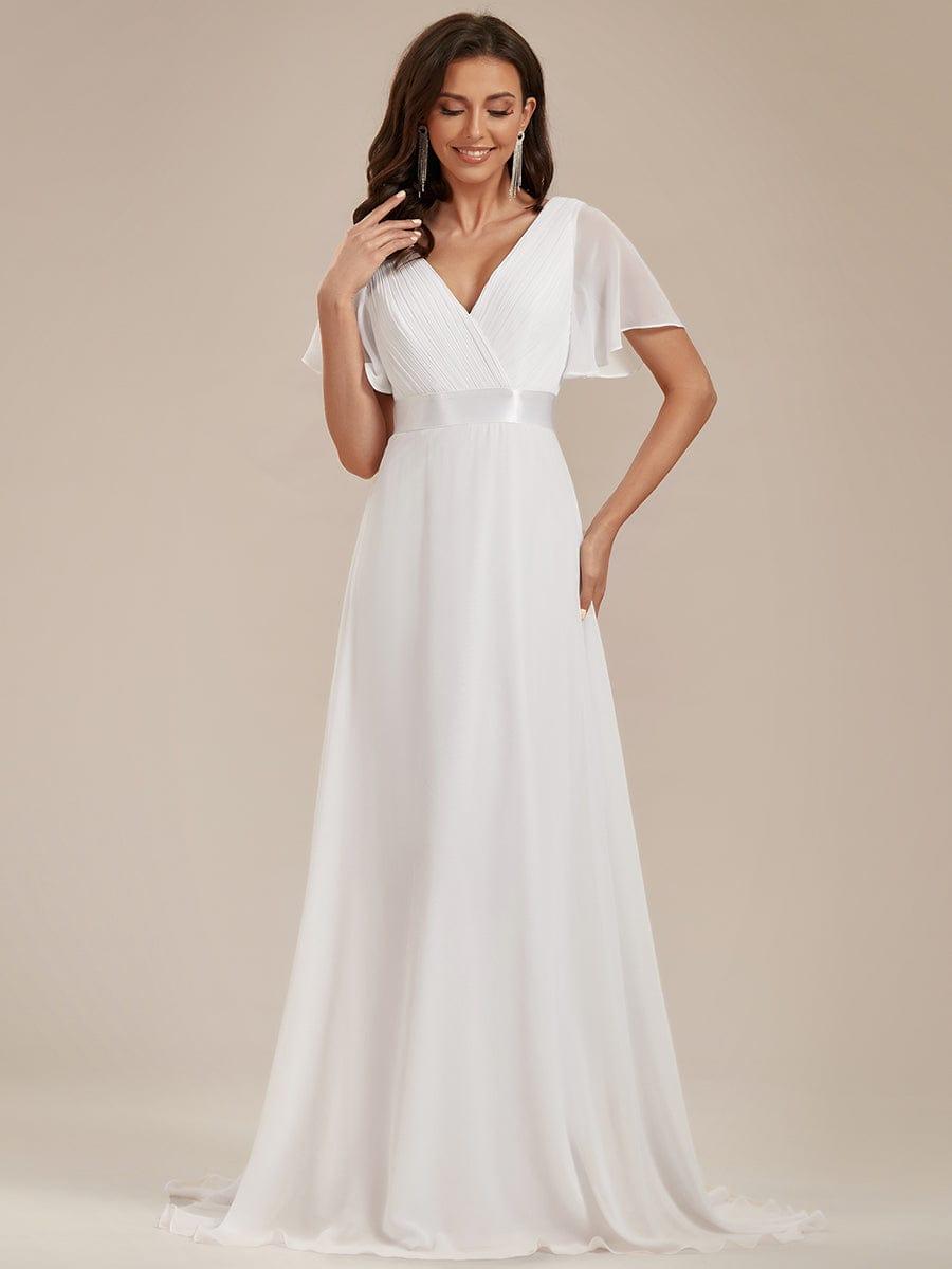 Monique | Elegant Long Bridesmaid Dress with Empire Waist
