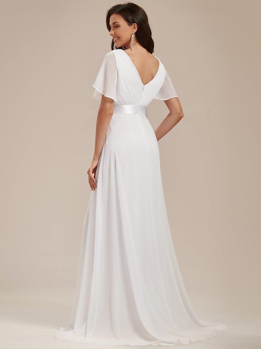 Monique | Elegant Long Bridesmaid Dress with Empire Waist