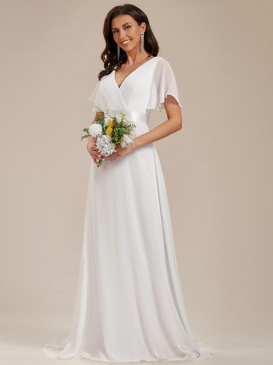 Monique | Elegant Long Bridesmaid Dress with Empire Waist
