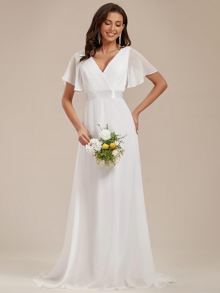 Monique | Elegant Long Bridesmaid Dress with Empire Waist