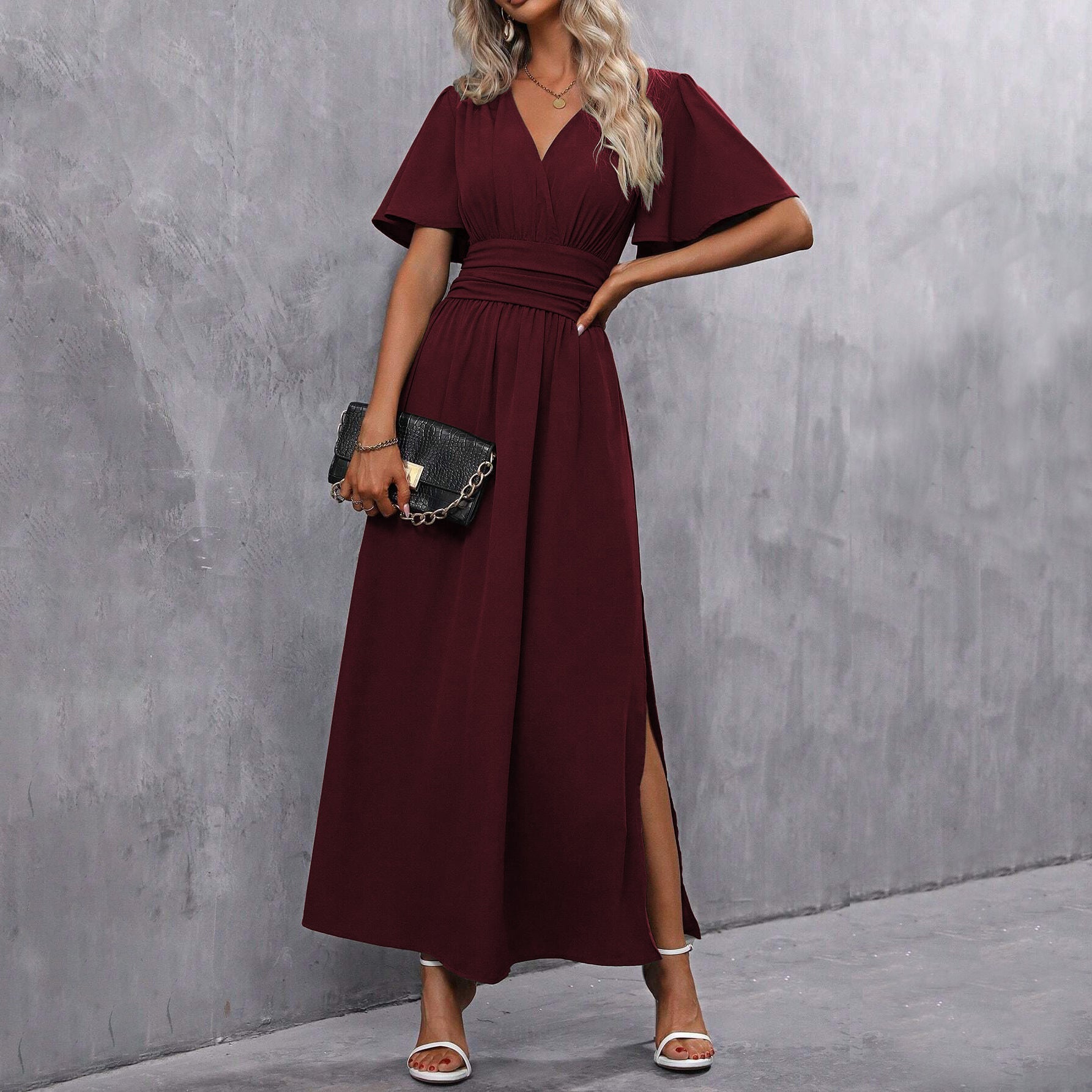 Zeinab | Chic Slit Maxi Gown