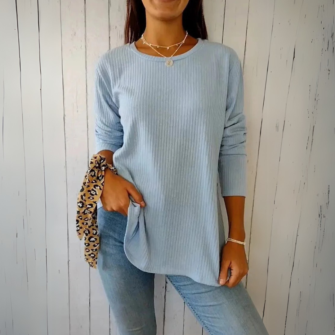 Alice Cozy Button-Up Blouse