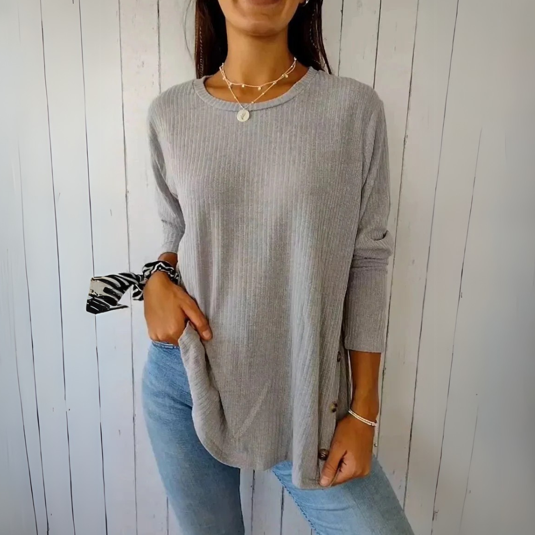 Alice Cozy Button-Up Blouse