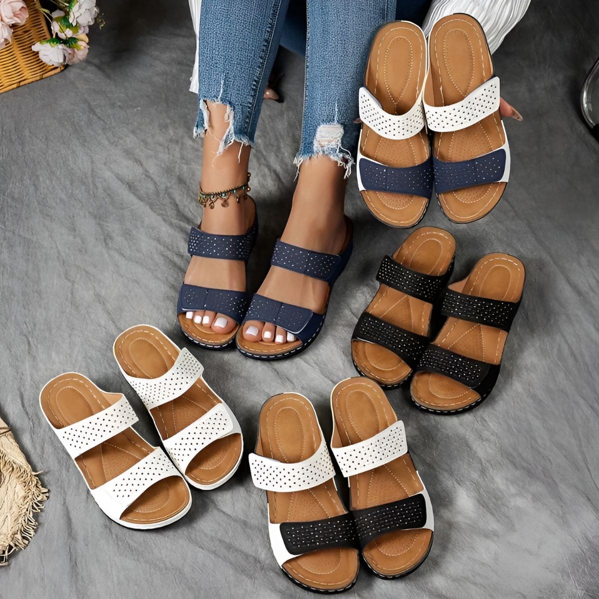 Marlyn™ | Comfortable Support Sandals – Walk in Style, All Day Long
