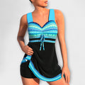 Multicoloured Two-Piece Swimsuit