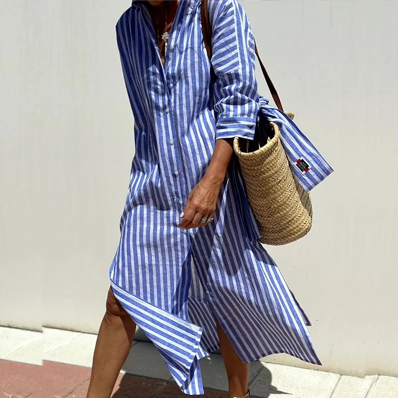 Olene | Striped Dress Shirt for Women