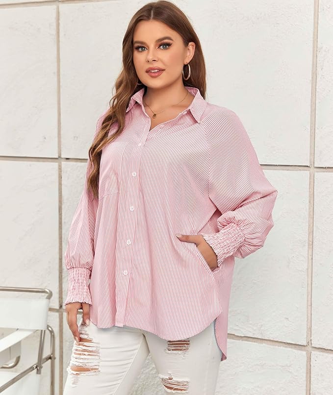 Mid-Length Button-Up Top