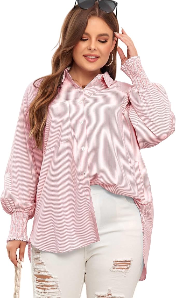 Mid-Length Button-Up Top