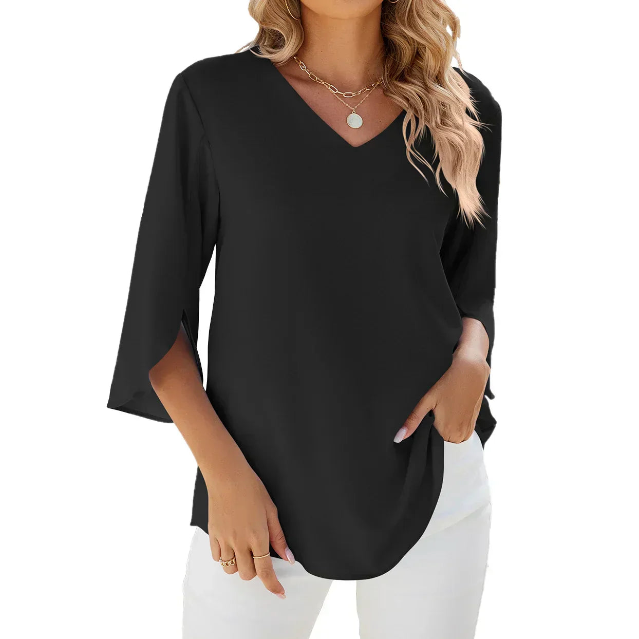 V-Neck Vicky Blouse