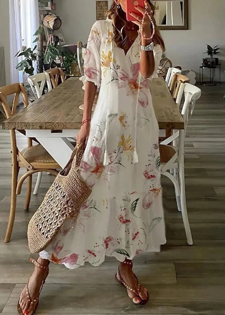 Beatrice | Boho Chic Maxi Dress
